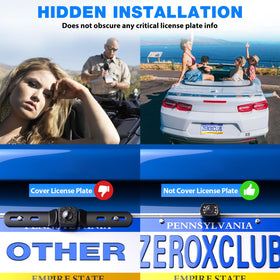 26 ft RCA cable enables simple wiring to reverse lights and monitors