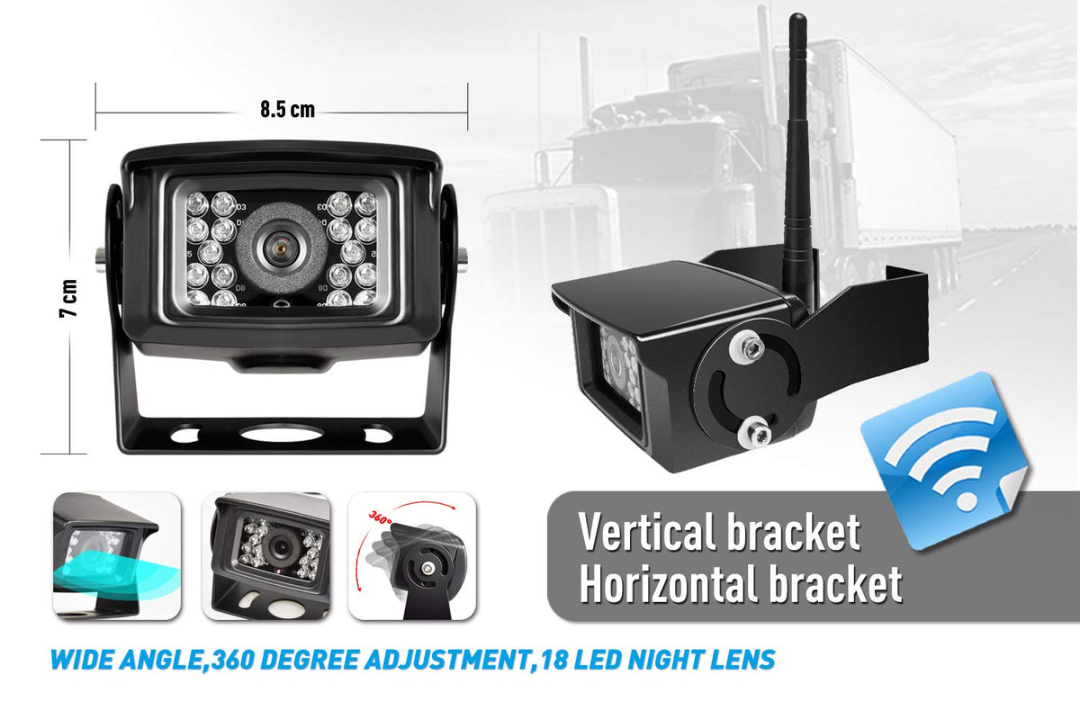 ZEROXCLUB wide 149-degree view for safer vehicle maneuvers.