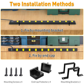 ZESEN mounted under a desk demonstrating tidy setup and secure mounting benefit