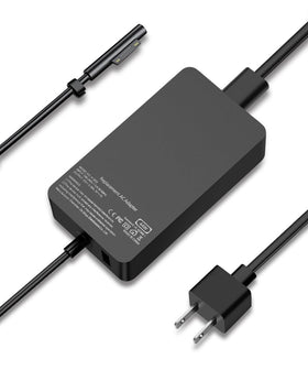 Zeshuo Surface Charger 44W front view powering a Surface device
