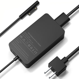 Zeshuo Surface Pro 65W charger front view, reliable power on the go.