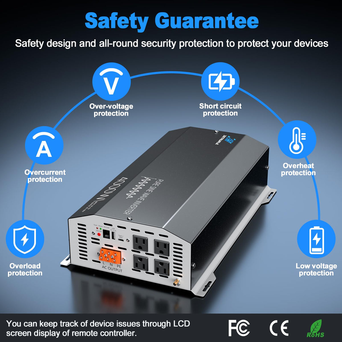 ZETAWALE battery cables connect to 12V battery system.