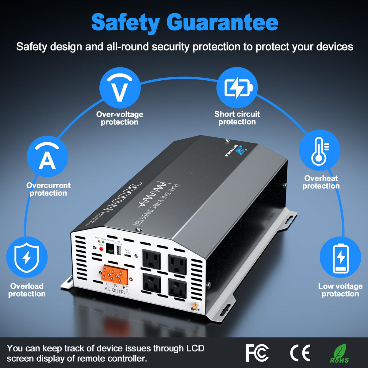 ZETAWALE battery compatibility overview for lithium, AGM and lead acid packs