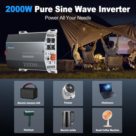 ZETAWALE inverter installed in an RV cabinet saves space