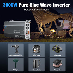 ZETAWALE inverter with four outlets ready for multiple devices