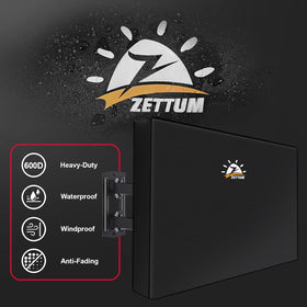 Zettum remote pocket detail keeps remote dry and accessible outdoors