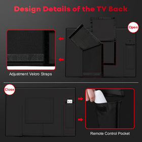 Zettum cover in rain and light snow illustrating weatherproof protection