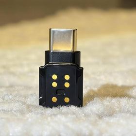 ZEXIBATH compact design USB-C adapter is easy to carry on shoots.