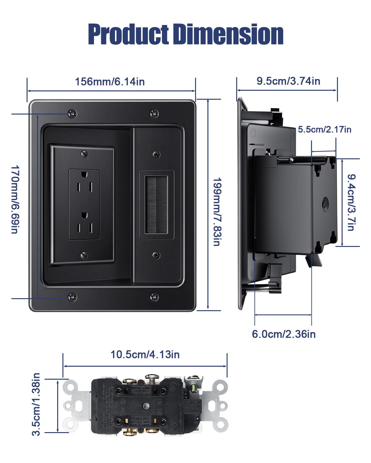 ZEXMTE interior with plugs inside cavity demonstrating organized wiring benefit