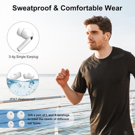 ZEYARUIBO IPX7 waterproof design protects against sweat and rain.