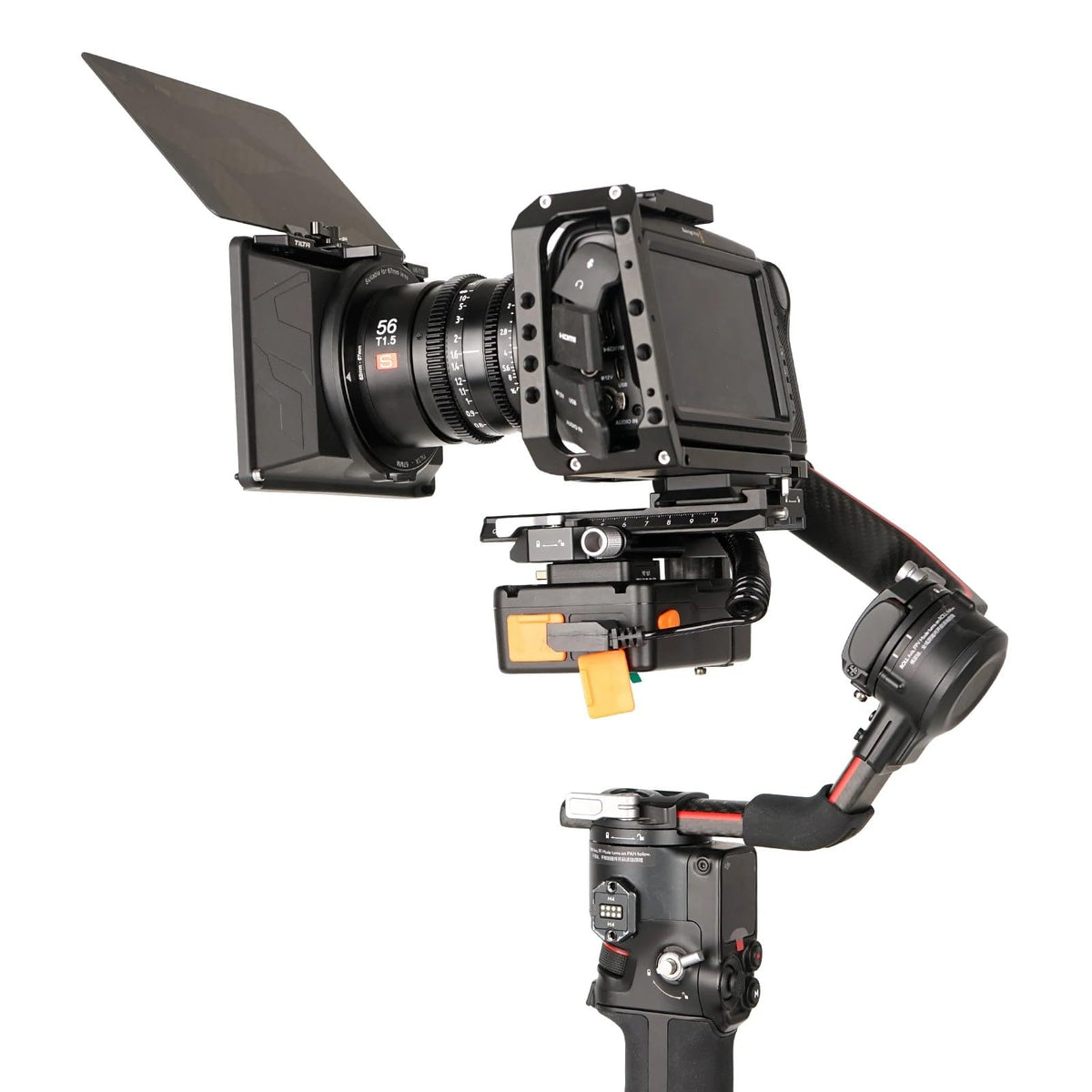 ZGCINE VR-04 compact design shown on a stabilizer rig