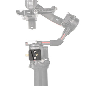 ZGCINE VR-04 mini V-mount plate shows Ronin S2/S3 compatibility for extended power