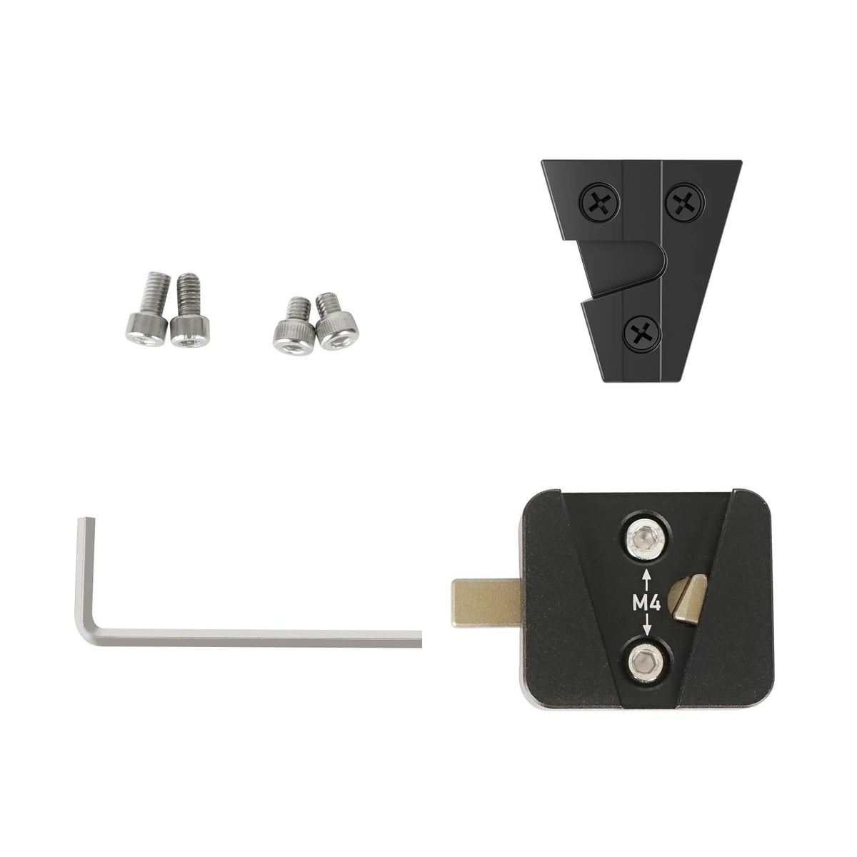 ZGCINE VR-04 secure locking screws ensure stable mounting