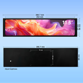 ZHAOCAILIN wall-mount-ready panel with 75x50mm holes for flexible positioning