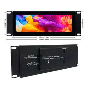 ZHAOCAILIN IPS display with HDMI and USB-C for quick setup