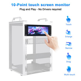 ZHAOCAILIN monitor fits 10-inch racks for compact data centers