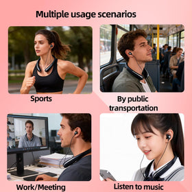 ZHAOGE IPX5 sweatproof design suits workouts and outdoor use.