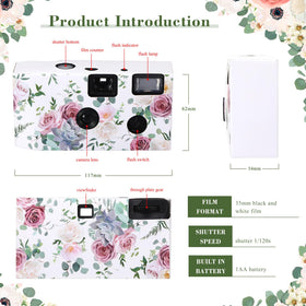 Zhengmy 35mm black-and-white film camera preserves timeless memories.