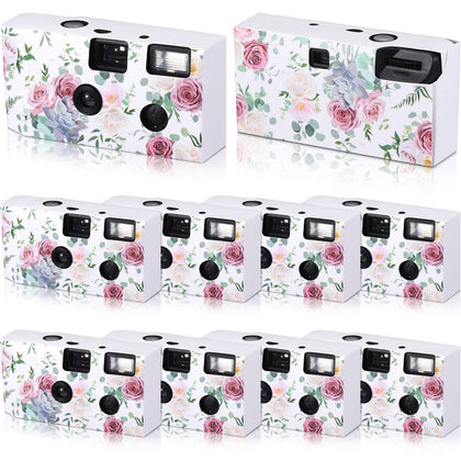 Zhengmy disposable camera with rose pink case captures candid wedding moments.