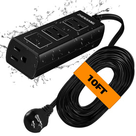 Zhenjiang outdoor extension cord waterproof 10ft for reliable outdoor power.