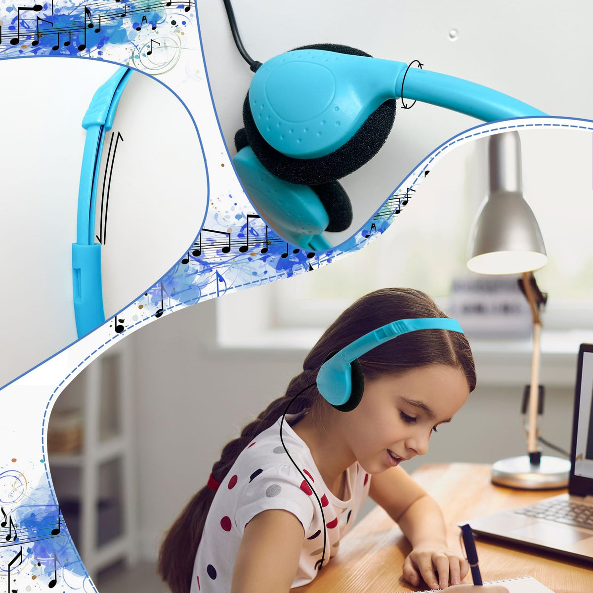 ZHENWAY adjustable headband detail showing flexible fit for different head sizes