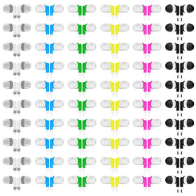 ZHENWAY earbuds bulk 60-pack in six colors for classrooms and groups.