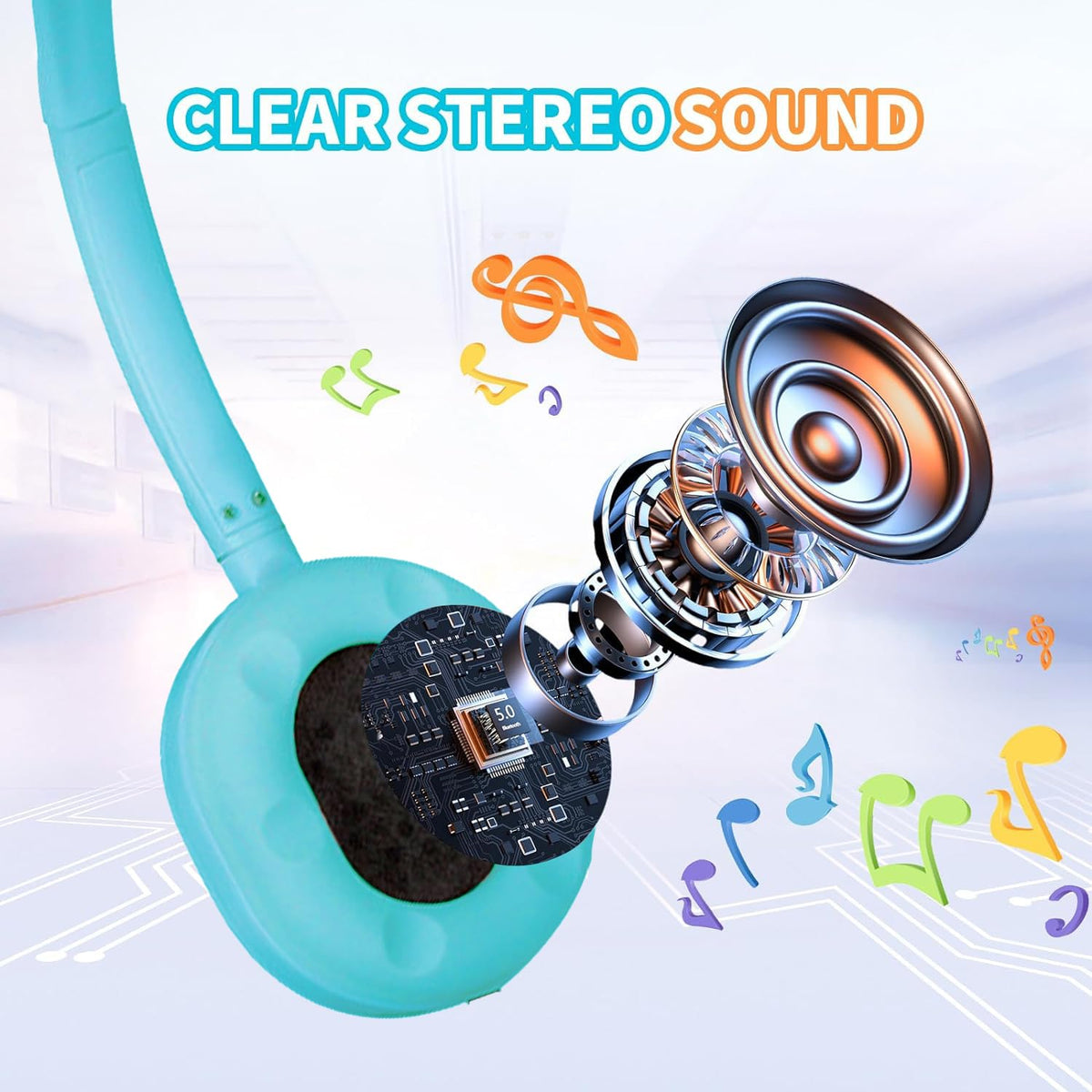ZHENWAY cushioned earpad close-up, comfort for extended listening