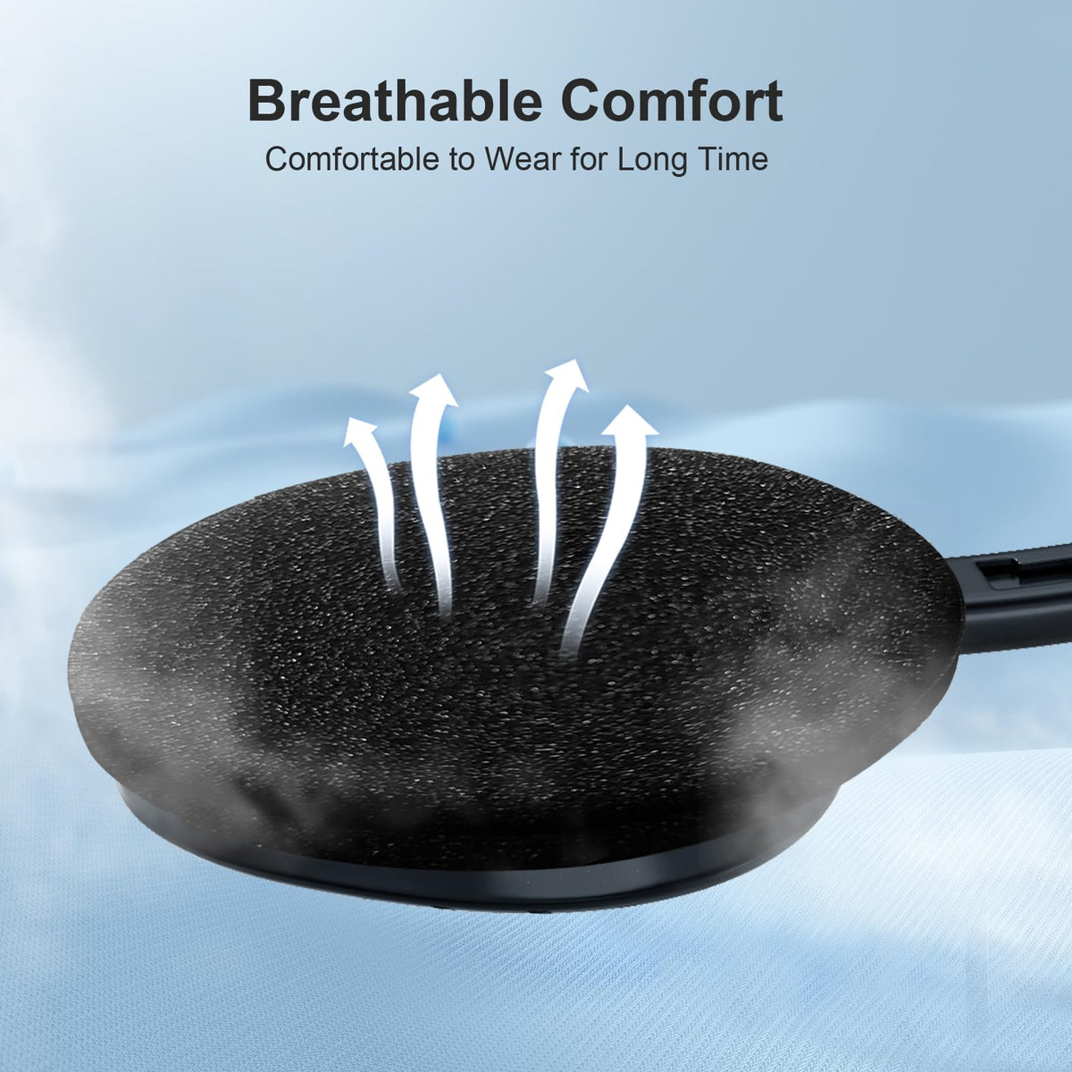 ZHENWAY soft leatherette ear cushions easy to wipe clean between uses