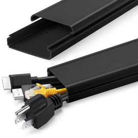 ZhiYo TV Cord Hider 34in conceals wall-mounted TV cables