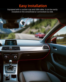 zhiroad Type-C cable and 32GB SD card included for instant installation