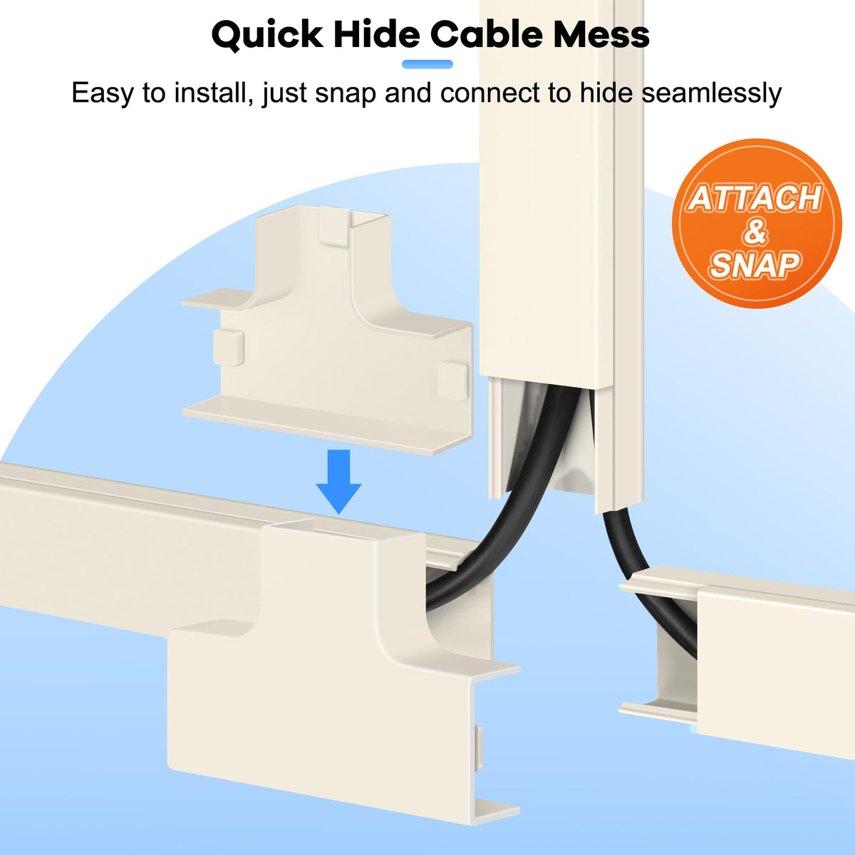 ZhiYo sliding adhesive tape enables tool-free mounting