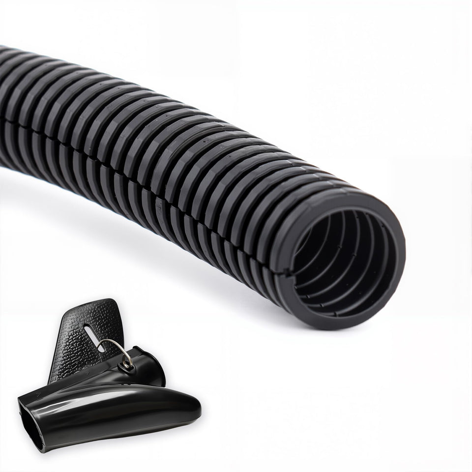 ZhiYo 20ft three-quarter inch wire loom split tubing for automotive wiring protection.