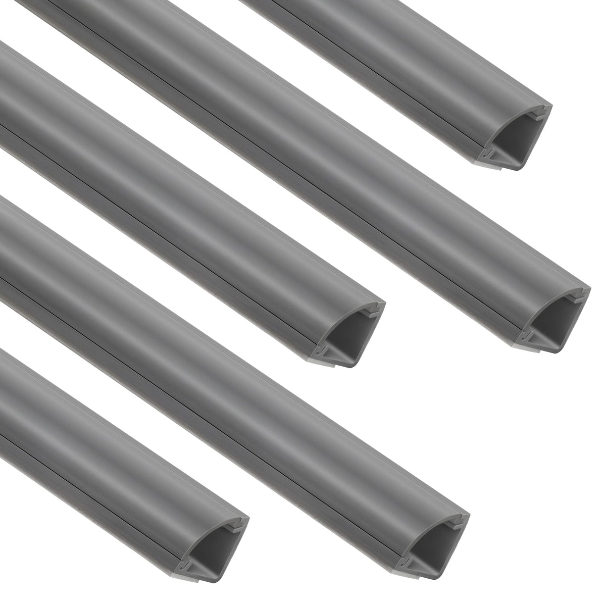 ZhiYo 85in corner cable concealer hides cords along walls for a tidy look.
