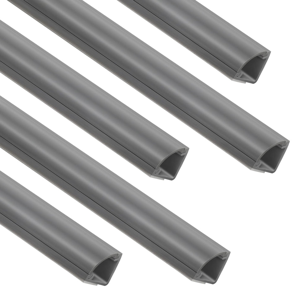 ZhiYo 85in corner cable concealer hides cords along walls for a tidy look.