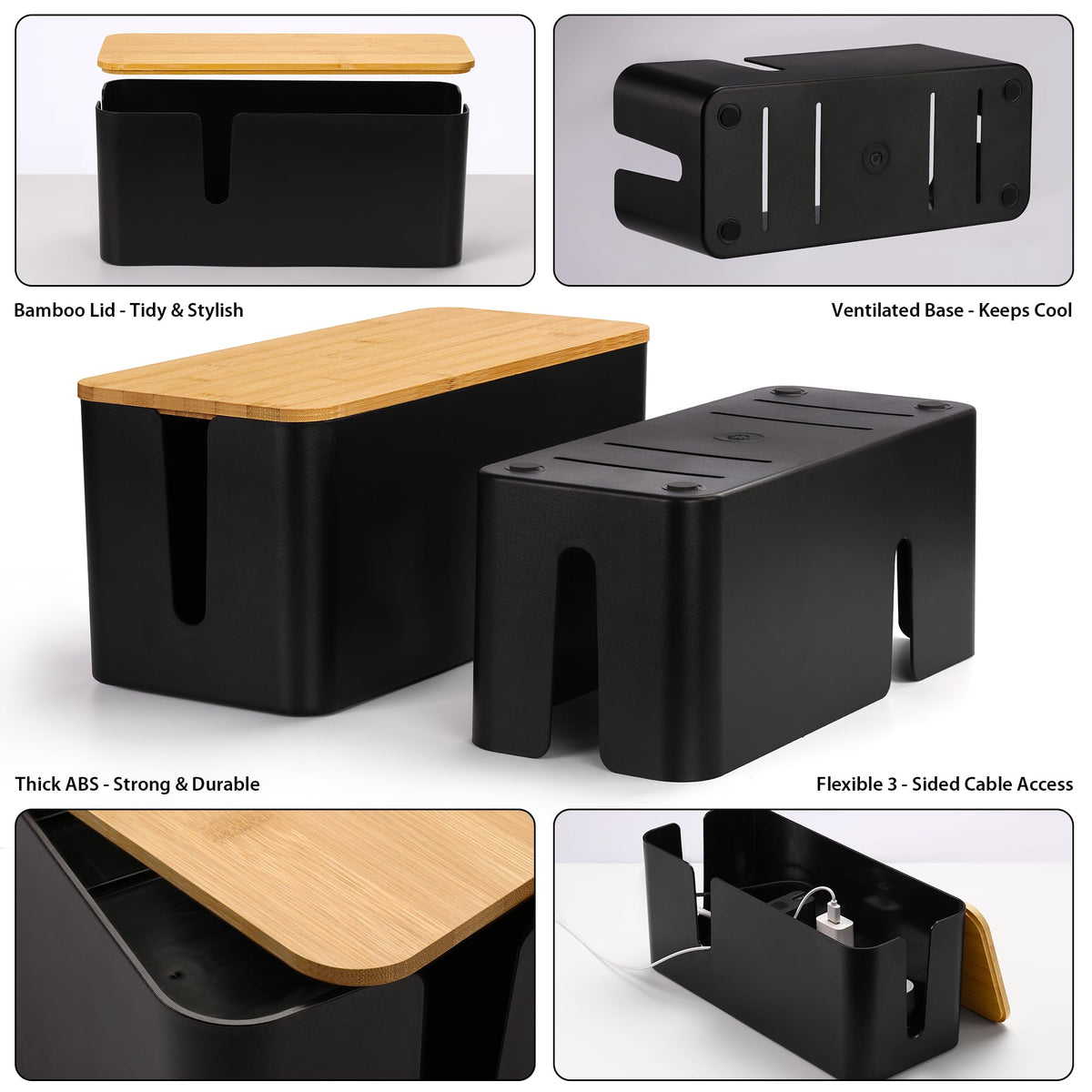 Bottom heat-dissipation design on ZhiYo box improves airflow