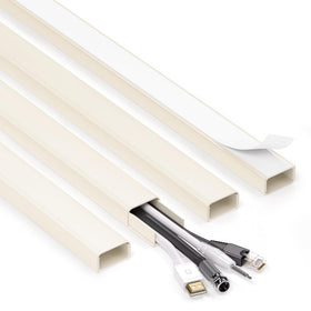 ZhiYo cable cover 66in wall-mount concealing multiple TV cords for neater spaces.