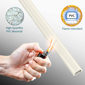 ZhiYo Cable Hider Kit supports 2–3 cords for organized entertainment setups.
