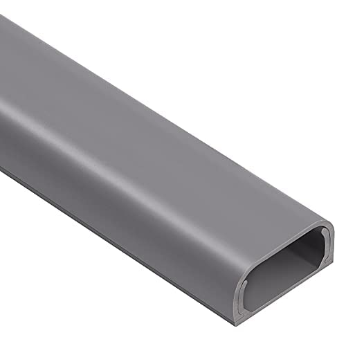 ZhiYo cable hider raceway conceals 2-3 cords behind a wall-mounted TV