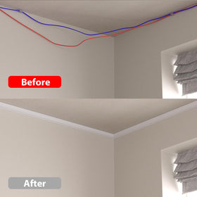 ZhiYo cable management channel keeps cables along walls tidy
