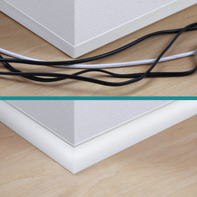 Zhiyo cable management for walls, floors, and ceilings reduces clutter and tidies rooms.