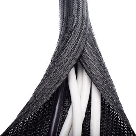 ZhiYo cable sleeve wraps neatly to reduce desk clutter and protect cords.