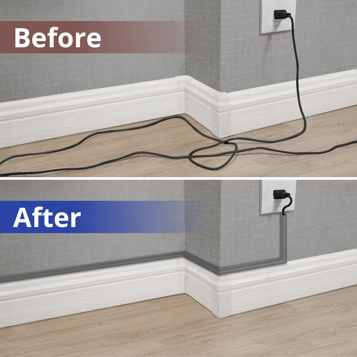 ZhiYo ceiling corner solution keeps cords organized on walls and ceilings.