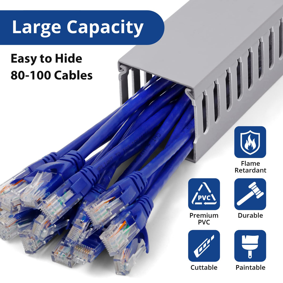 ZhiYo close-up of matte surface and smooth teeth protecting cables