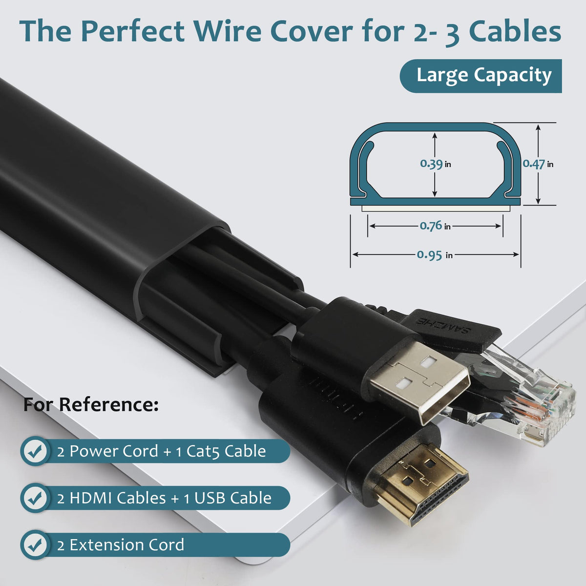 ZhiYo paintable cord cover blends with wall decor for a seamless look.