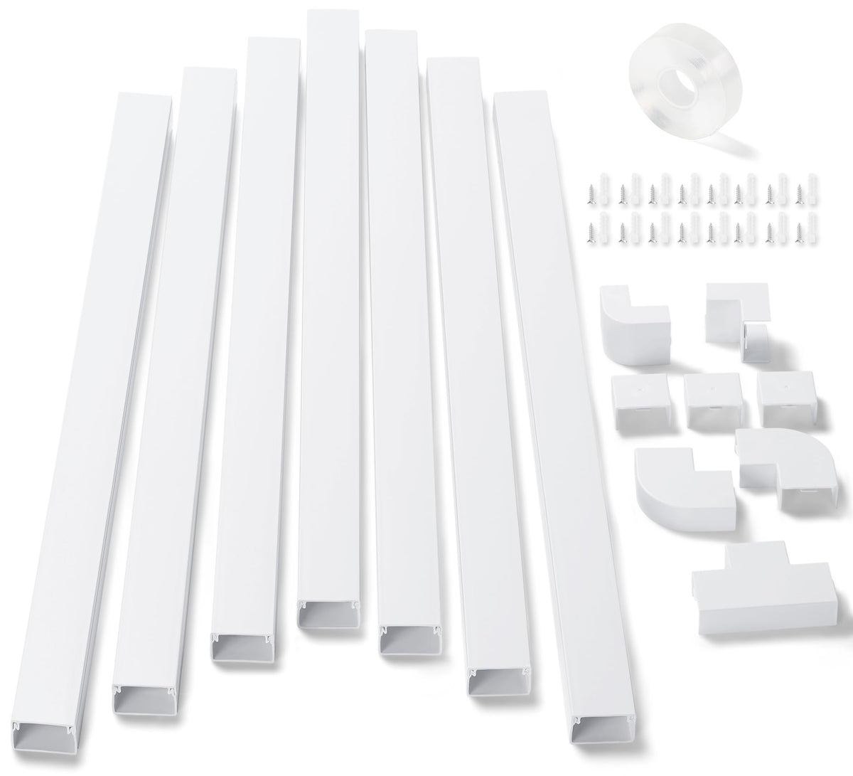 ZhiYo cord hider kit 126in conceals TV cables for a neater look