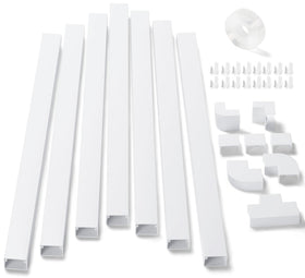 ZhiYo cord hider kit 126in conceals TV cables for a neater look