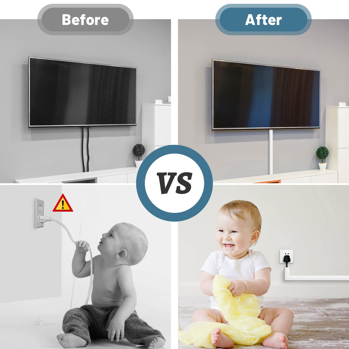 ZhiYo cord hider features UL94 V-0 rating for safer surroundings