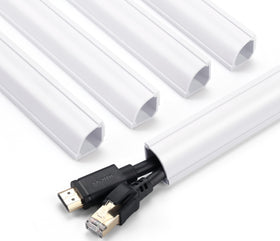 ZhiYo Corner Cable Concealer 85in kit hides wires at wall corners