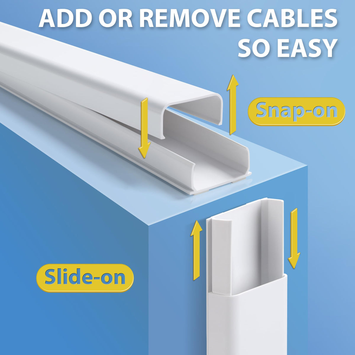ZhiYo cuttable and paintable wire cover edge for DIY customization