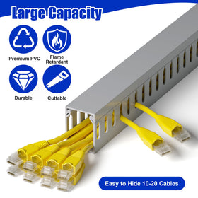 ZhiYo PVC flame-retardant raceway protects office cables